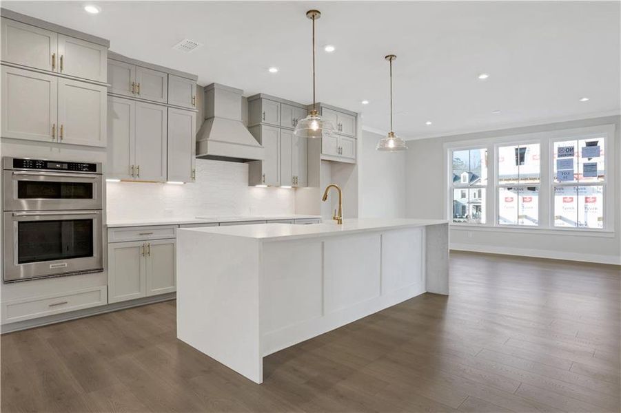Furnished interior view inside a new home in The Groves at Myrtle, Roswell (Image 5).