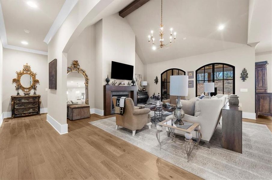 Furnished interior view inside a new home in , Roswell (Image 49). Furnished interior view inside a new home in , Roswell (Image 49).