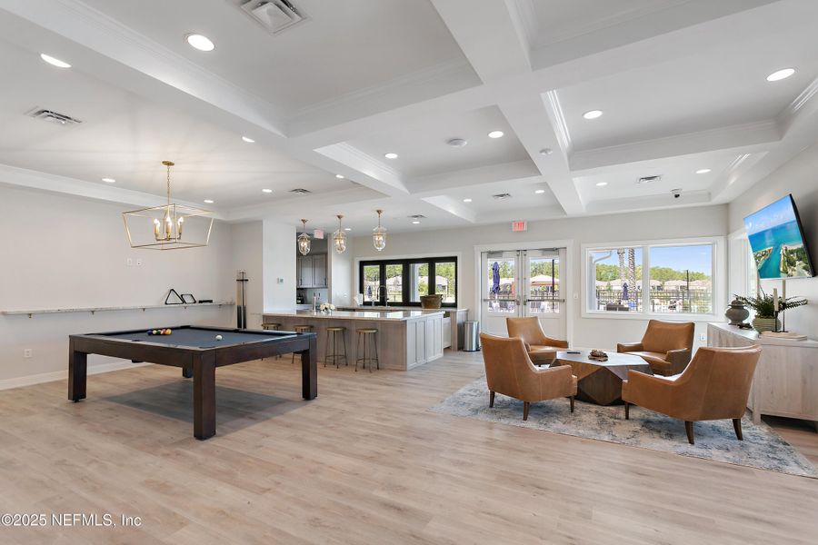 Furnished interior view inside a new home in Tributary: Lakeview at Tributary 50's, Yulee (Image 9).