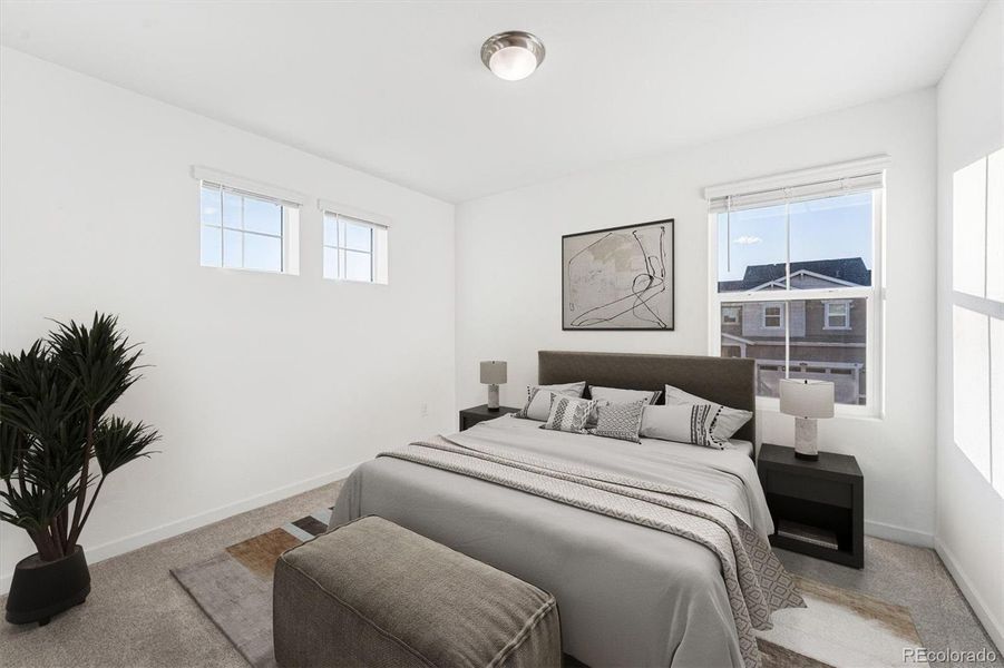 Furnished interior view inside a new home in Parkdale: Paired Homes, Erie (Image 17).