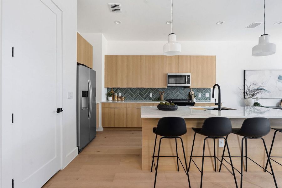 Furnished interior view inside a new home in , Austin (Image 10).