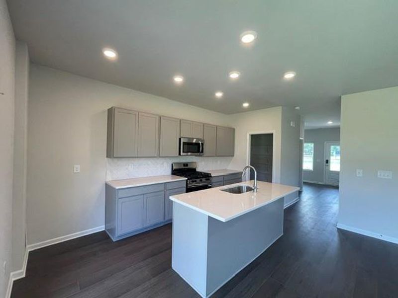 Furnished interior view inside a new home in , Calhoun (Image 6).