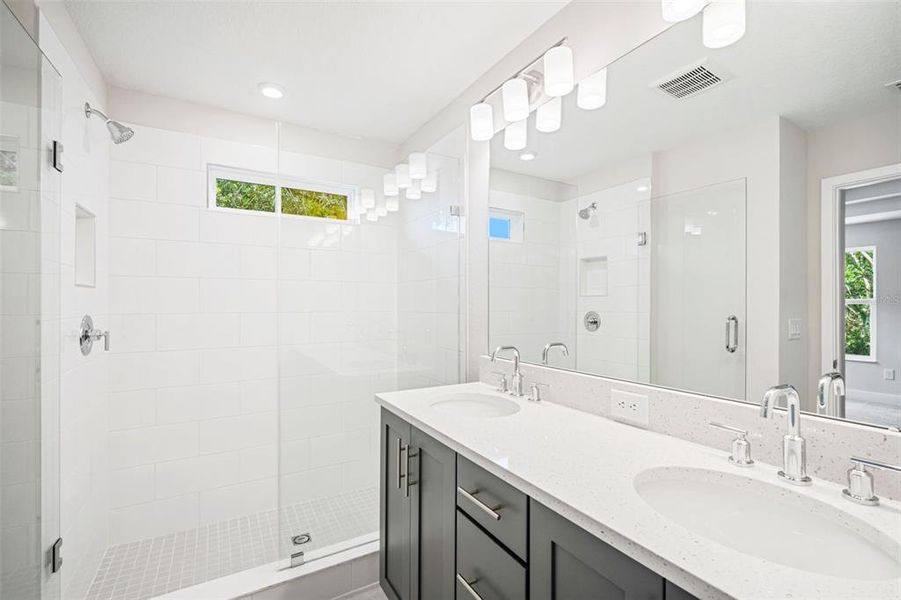 Furnished interior view inside a new home in , Tampa (Image 14). Furnished interior view inside a new home in , Tampa (Image 14).