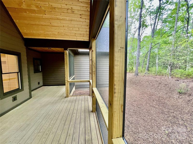 Rear Screen Porch