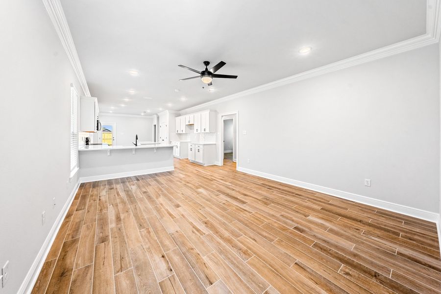Spacious, unfurnished interior of a new home in Natureview, Freeport (Image 9). Spacious, unfurnished interior of a new home in Natureview, Freeport (Image 9).