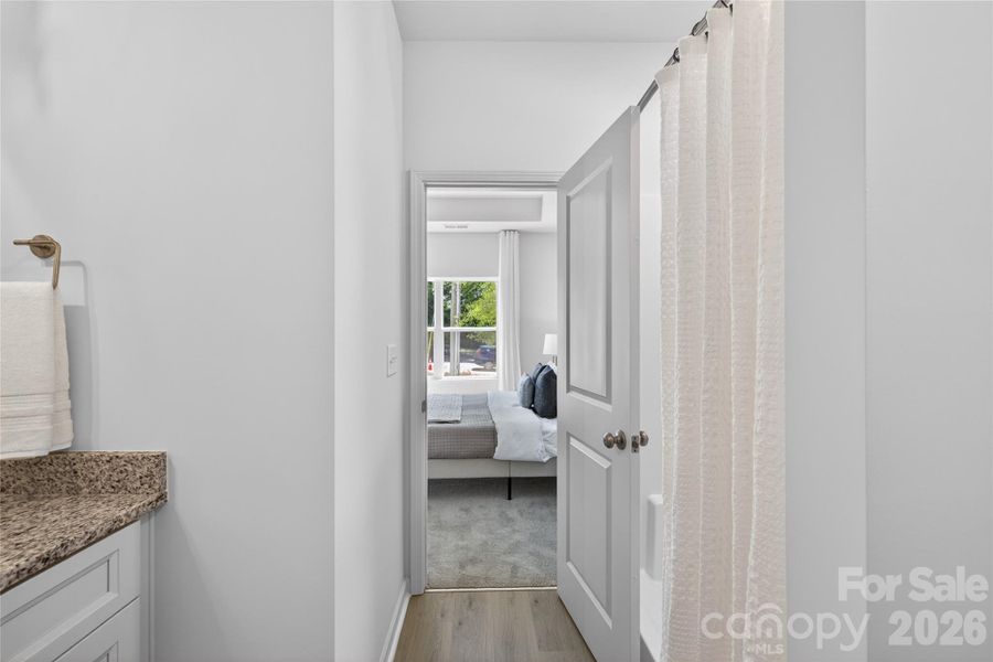 Furnished interior view inside a new home in , Charlotte (Image 12). Furnished interior view inside a new home in , Charlotte (Image 12).