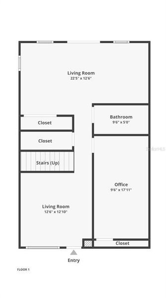 2D floor plan layout of this home in , Tampa, FL (Image 6). 2D floor plan layout of this home in , Tampa, FL (Image 6).