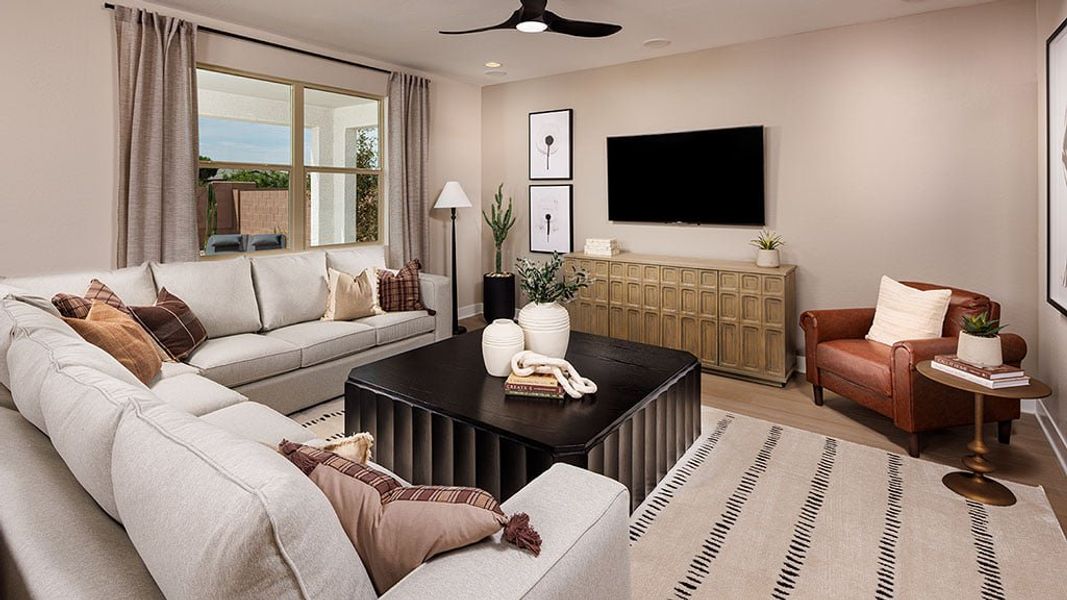Representative furnished interior of a home built from the London by Taylor Morrison in Alamar, Avondale (Image 6).