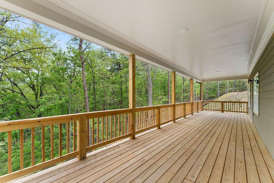 Exterior details and patio area of a home in , Waleska (Image 33).