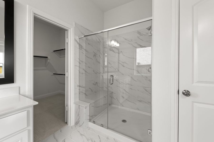 Furnished interior view inside a new home in Creekview Meadows, Pilot Point (Image 8).