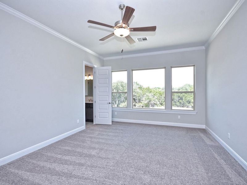 Representative unfurnished interior of a home built from the Catalina by Giddens Homes in Clearwater Ranch, Liberty Hill (Image 134).