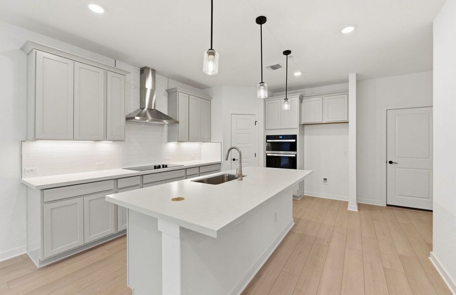 Furnished interior view inside a new home in Monarch on Main, Round Rock (Image 10).