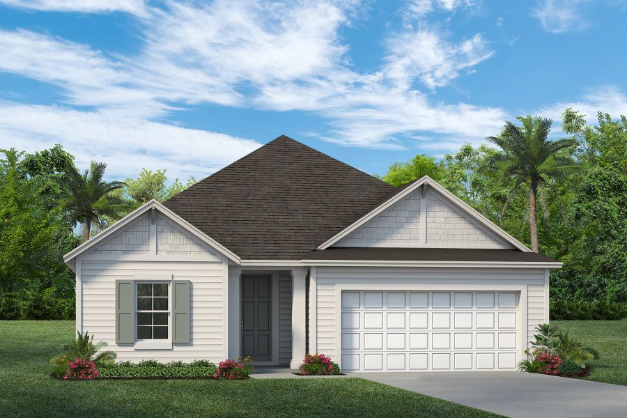 Representative exterior photo of a completed home built from the Sanibel by Rockwell Homes in Grassmere, Zellwood, FL (Image 5). Representative exterior photo of a completed home built from the Sanibel by Rockwell Homes in Grassmere, Zellwood, FL (Image 5).