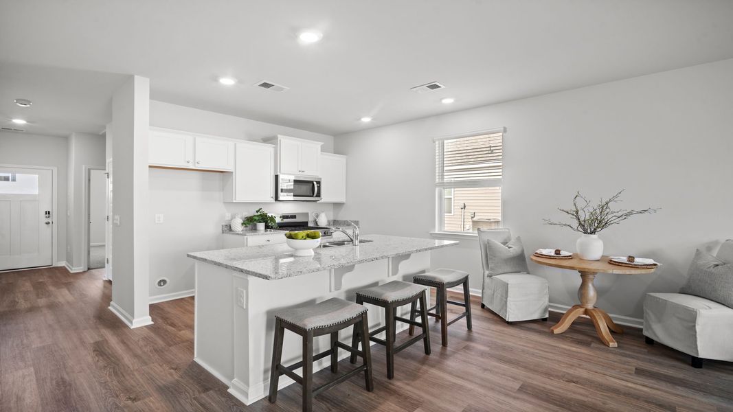 Furnished interior view inside a new home in The Retreat at East Argent, Ridgeland (Image 5).