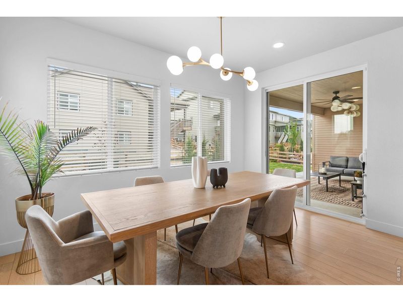 Furnished interior view inside a new home in Morgan Hill, Erie (Image 12).