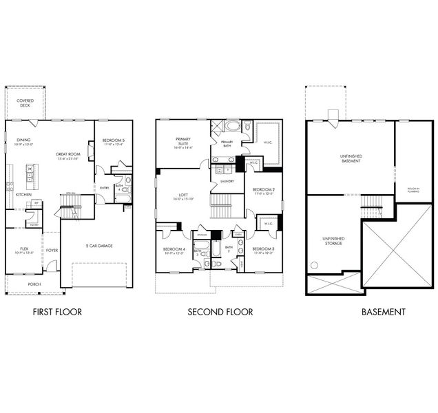 2D floor plan layout for the Johnson Basement by Meritage Homes in Parkside at Grayson, Grayson, GA (Image 3). 2D floor plan layout for the Johnson Basement by Meritage Homes in Parkside at Grayson, Grayson, GA (Image 3).