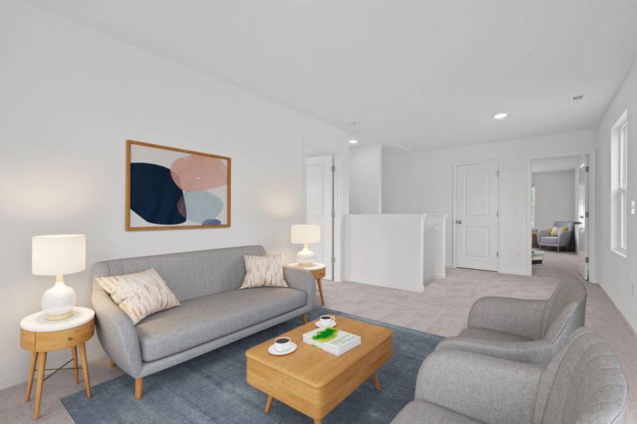 Representative furnished interior of a home built from the Spectra by Starlight Homes in Cordova Trails, Seguin (Image 6).