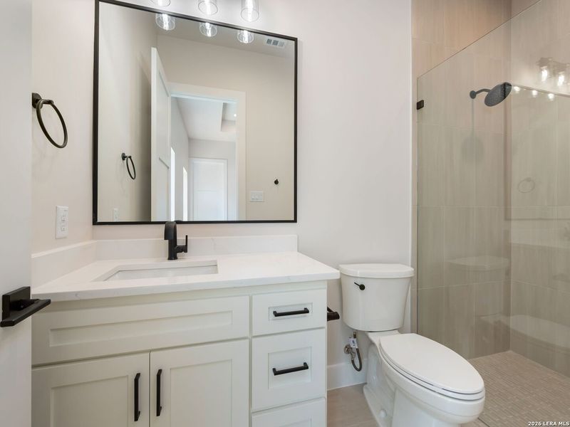 Furnished interior view inside a new home in , San Antonio (Image 30).