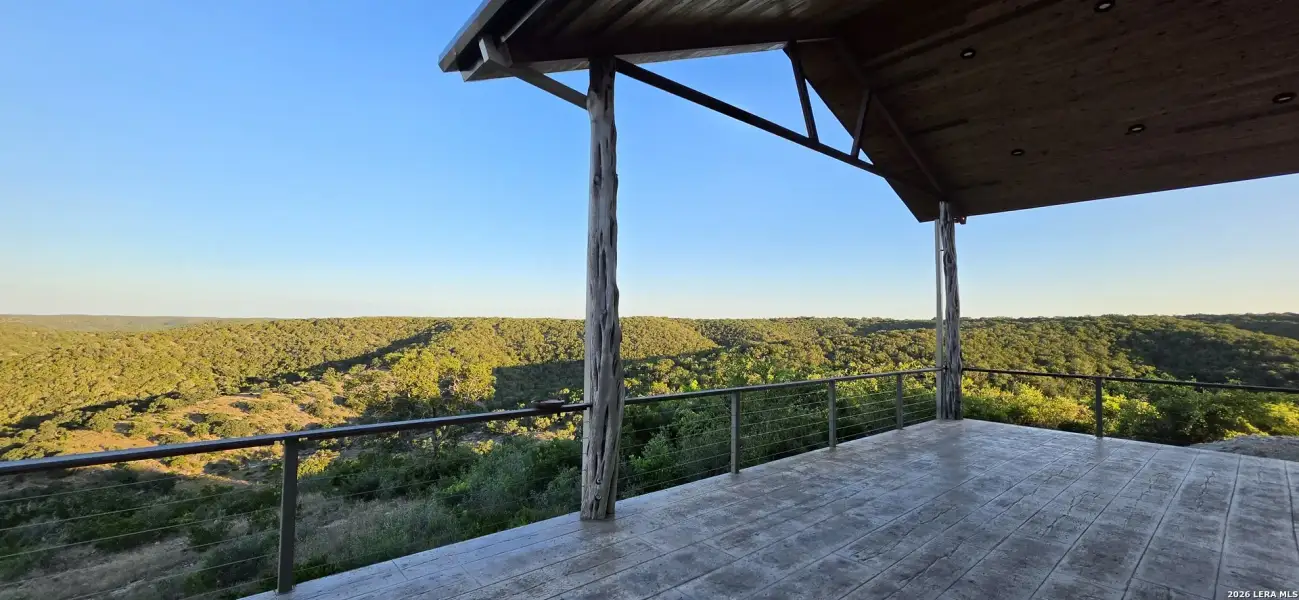 Exterior details and patio area of a home in , Leakey (Image 21).