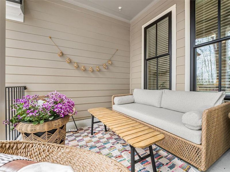 Exterior details and patio area of a home in , Norcross (Image 26).
