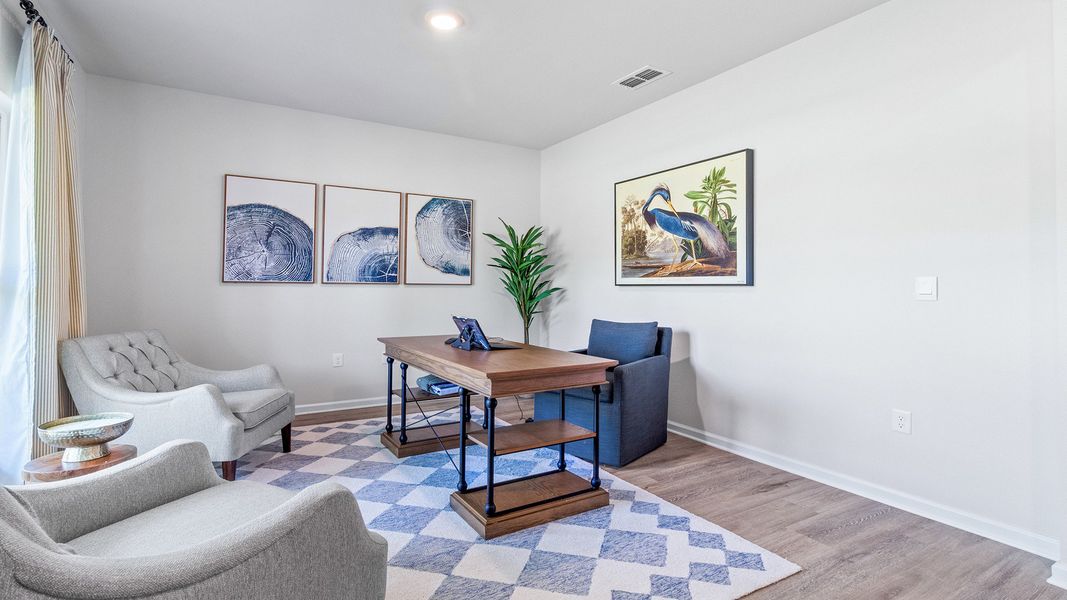 Furnished interior view inside a new home in Pine Dove Estates, Tallahassee (Image 5).