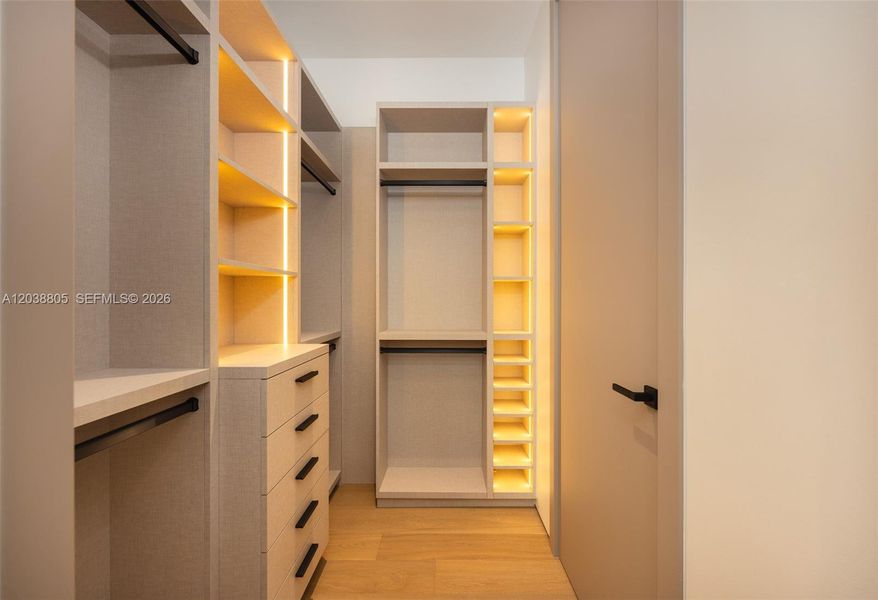 Furnished interior view inside a new home in , Miami (Image 12).
