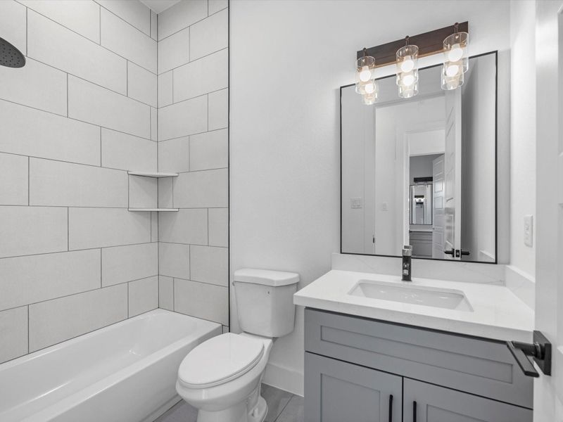 Furnished interior view inside a new home in , Houston (Image 8).