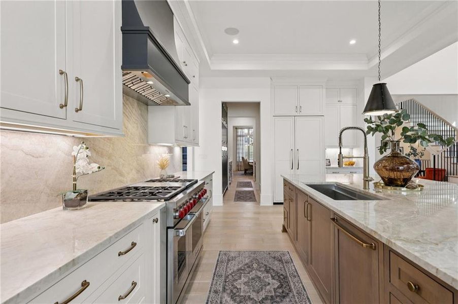 Furnished interior view inside a new home in , Suwanee (Image 60).