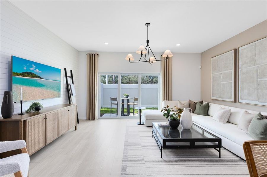 Furnished interior view inside a new home in Harbor Square, Palm Bay (Image 6).