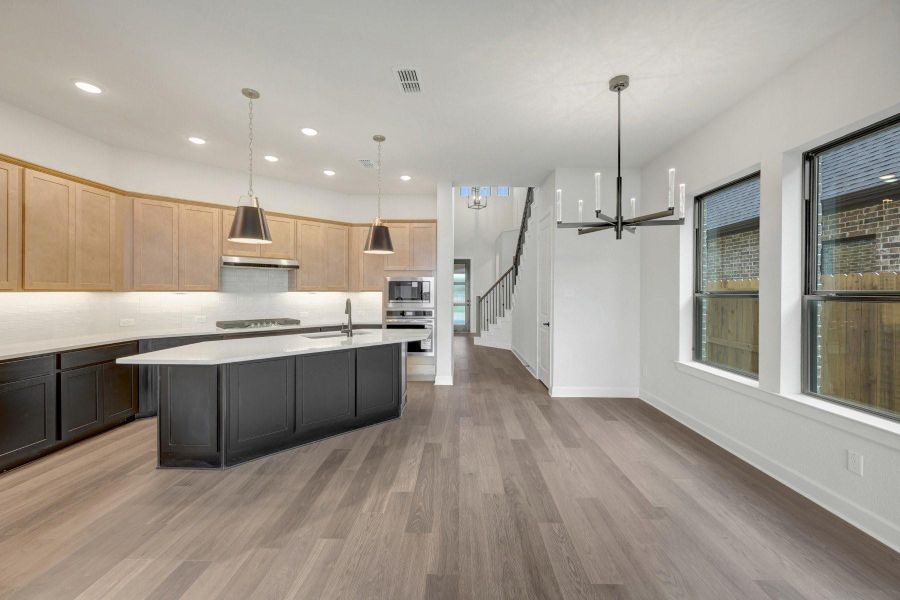 Furnished interior view inside a new home in Sienna - Grove Collection, Missouri City (Image 15).