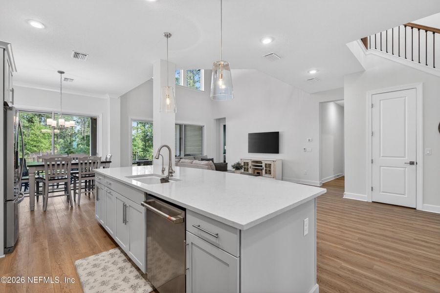Furnished interior view inside a new home in , St. Johns (Image 43).