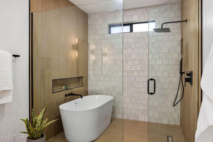 Primary shower Primary shower