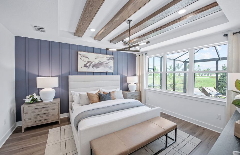 Furnished interior view inside a new home in Del Webb Sunchase, Parrish (Image 20).