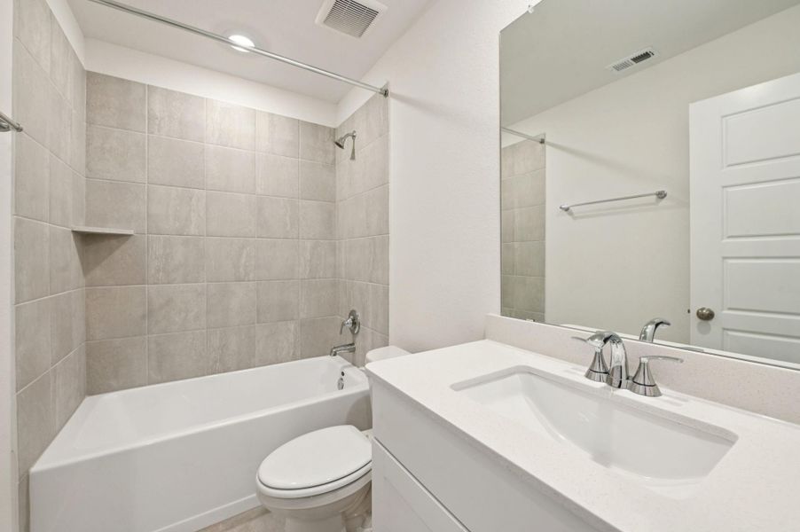 Photo is not of the actual home, but is an inspirational photo of builder’s model home and may depict options, furnishings, and/or decorator features that are not included