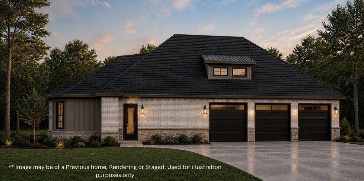 Front exterior of a new home in , Willis, TX, highlighting curb appeal (Image 5).
