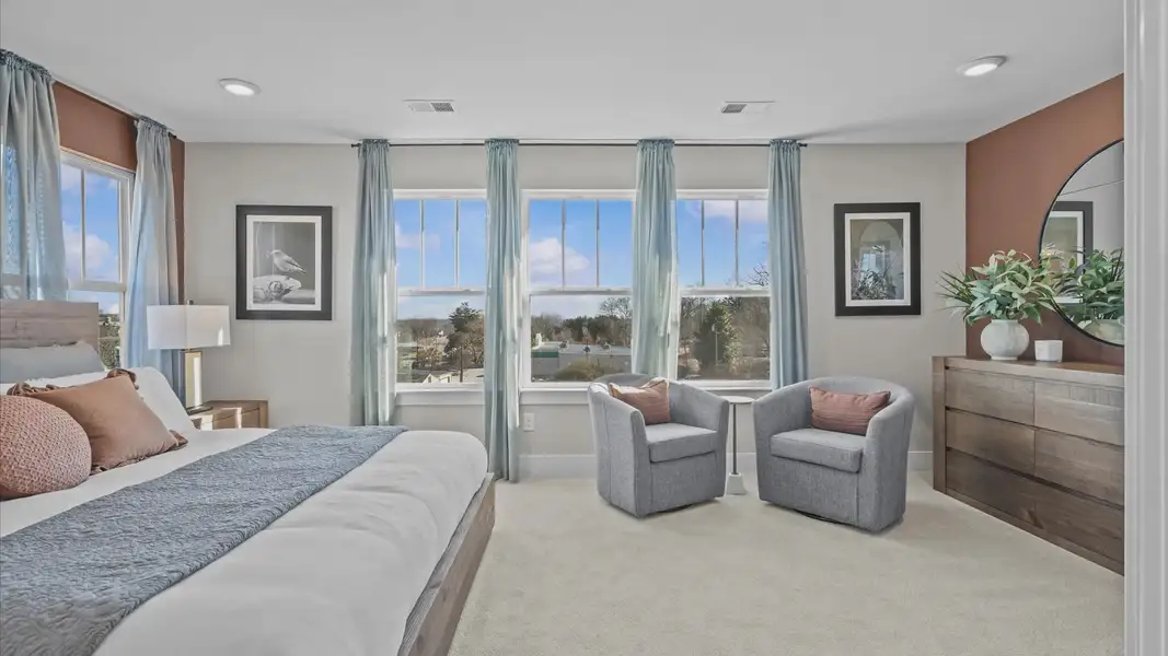 Furnished interior view inside a new home in Anna's Pointe, Simpsonville (Image 16).