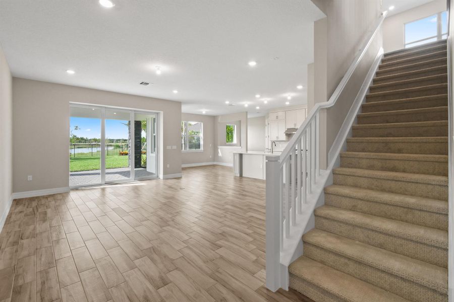 Furnished interior view inside a new home in Avondale at Avenir, Palm Beach Gardens (Image 13).