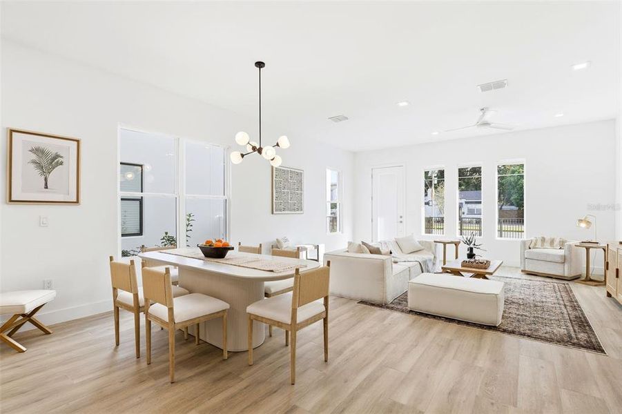 Furnished interior view inside a new home in , Orlando (Image 31).