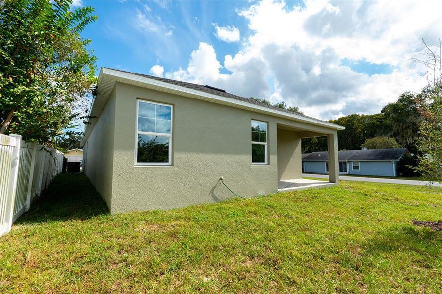 Exterior details and patio area of a home in , Leesburg (Image 3). Exterior details and patio area of a home in , Leesburg (Image 3).