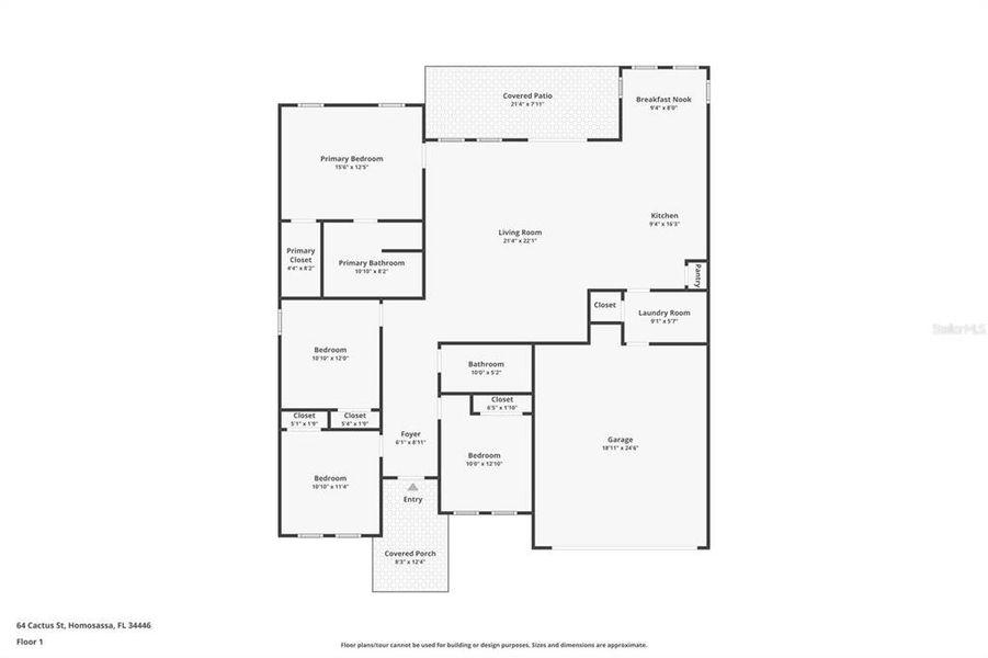 2D floor plan layout of this home in , Homosassa, FL (Image 3). 2D floor plan layout of this home in , Homosassa, FL (Image 3).