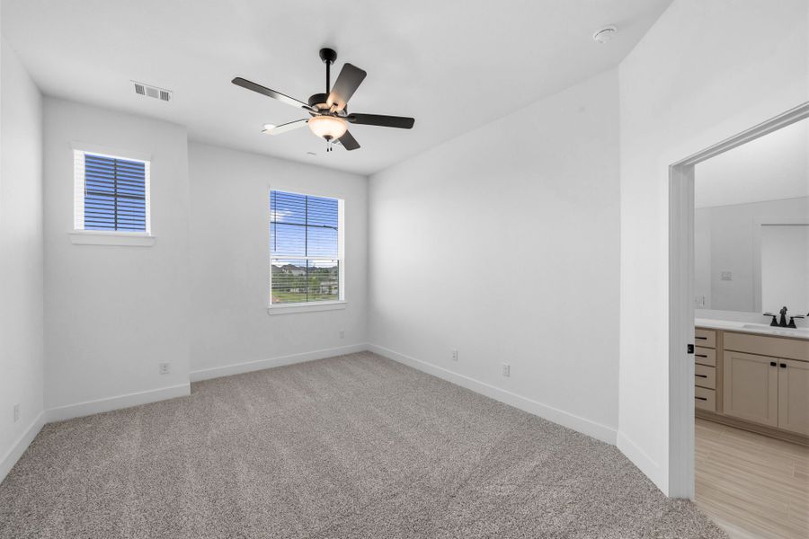 Spacious, unfurnished interior of a new home in Bridgeland, Cypress (Image 17).