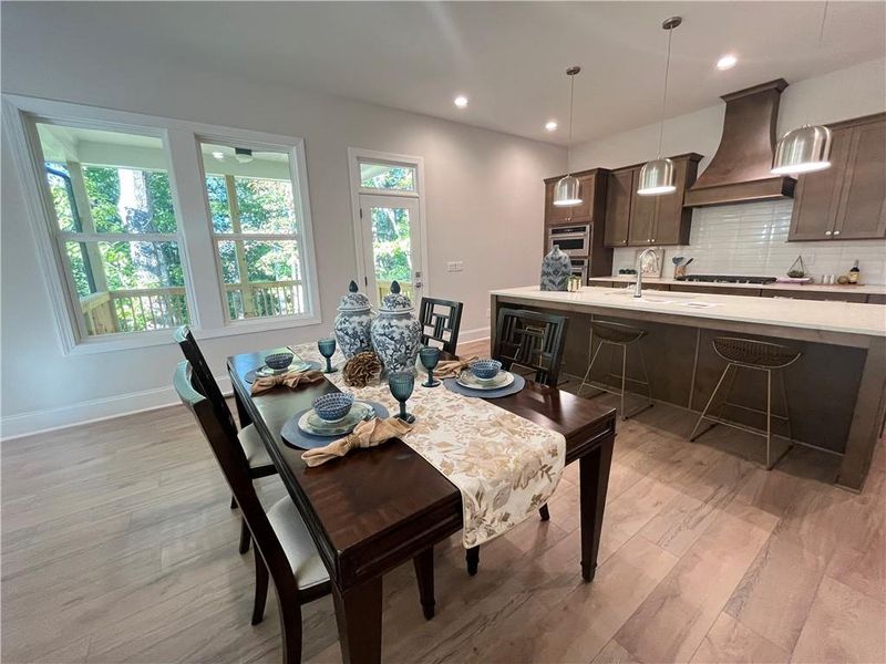 Furnished interior view inside a new home in Liberty Springs, Woodstock (Image 32). Furnished interior view inside a new home in Liberty Springs, Woodstock (Image 32).