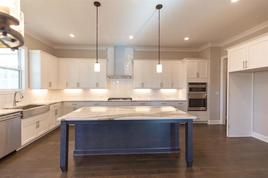Furnished interior view inside a new home in Waterhaven, Cumming (Image 11).