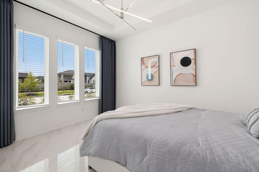Furnished interior view inside a new home in Pomona, Manvel (Image 4).