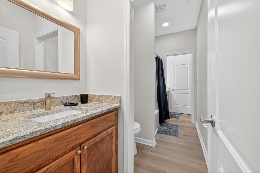 Furnished interior view inside a new home in , Oxford (Image 15).