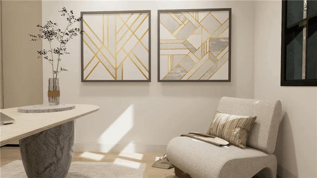 Furnished interior view inside a new home in , Fairburn (Image 9).