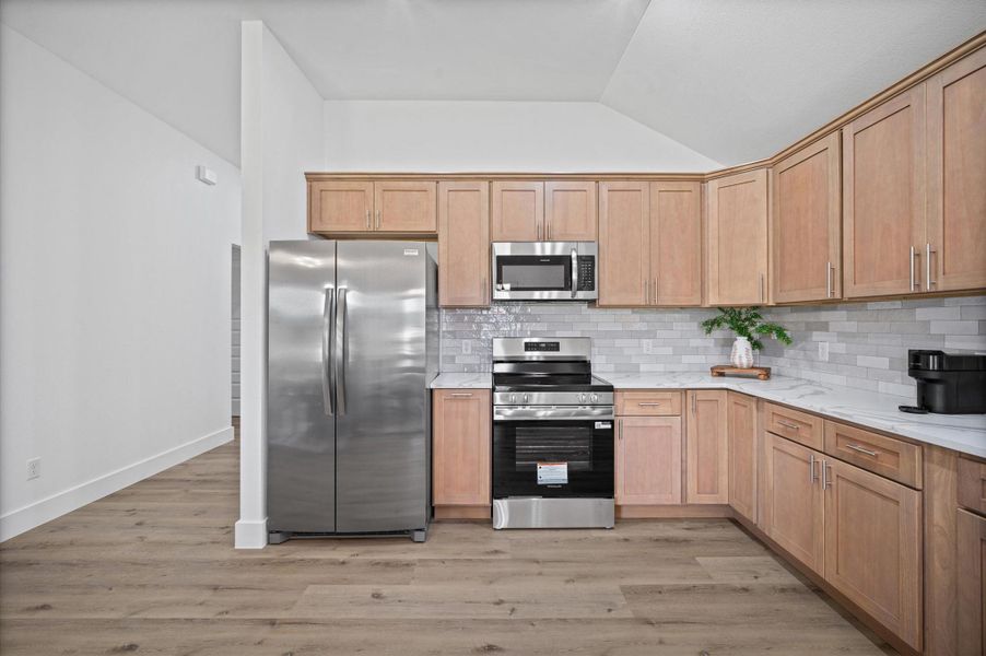 Furnished interior view inside a new home in , Willis (Image 8).