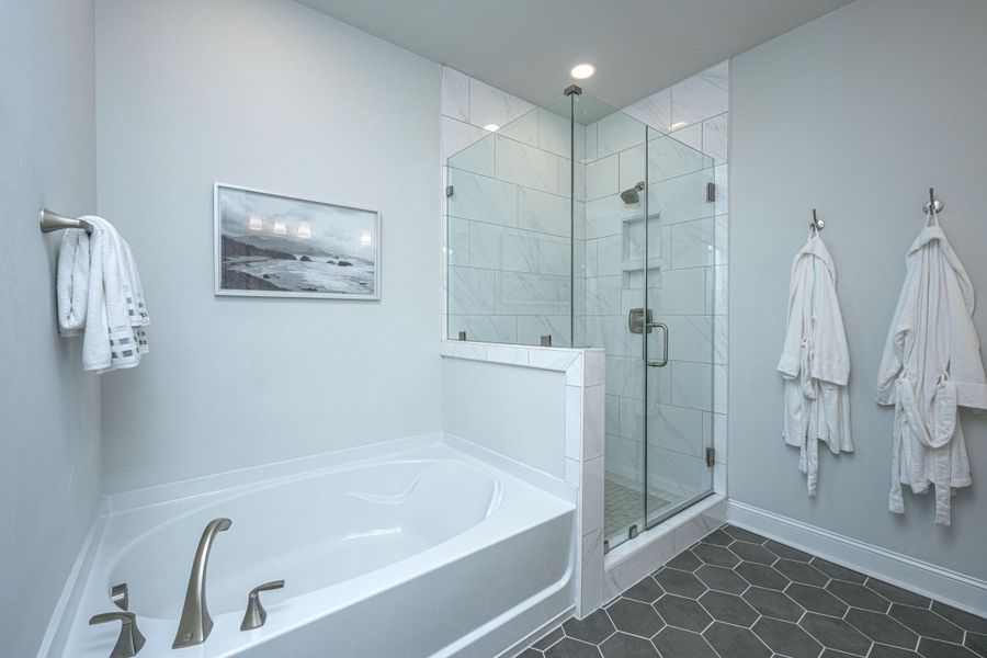 Furnished interior view inside a new home in , Awendaw (Image 17).