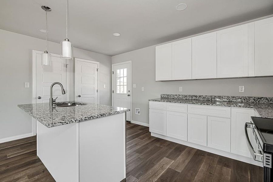 Furnished interior view inside a new home in , Fort Worth (Image 9). Furnished interior view inside a new home in , Fort Worth (Image 9).