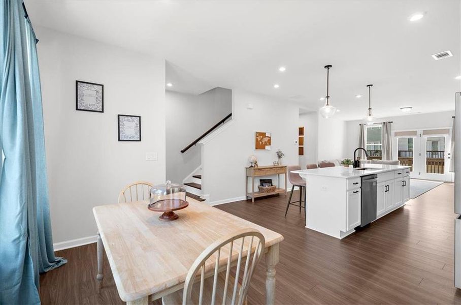 Furnished interior view inside a new home in , Acworth (Image 41).